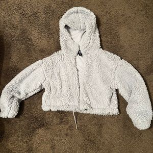 UO BDG Cropped Sherpa Jacket